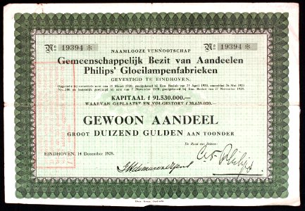 Philips Gloeilampenfabrieken 1928