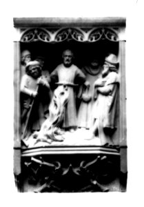 Photograph of a relief with a martyr Cuypershuis 0686 (009)