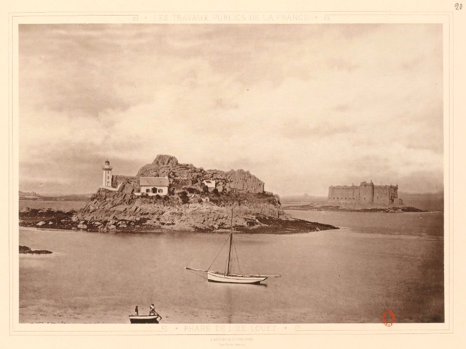 Phare de l'ile Louet - Les Travaux Publics de la France