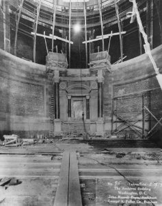 Photograph of Construction of the Rotunda in the National Archives Building, Washington, D.C. (36605705142)