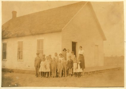 Phelps School -56; Miss Gray, Teacher. Miss Gray has been there just this year. School opened September 4th-7 months term. 16 present; 22 out on account of cotton. Entrollment 28, average LOC nclc.00613