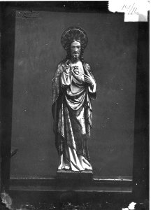 Photograph of a statue of the Sacred Heart of Jesus Christ Cuypershuis 0688b (16)