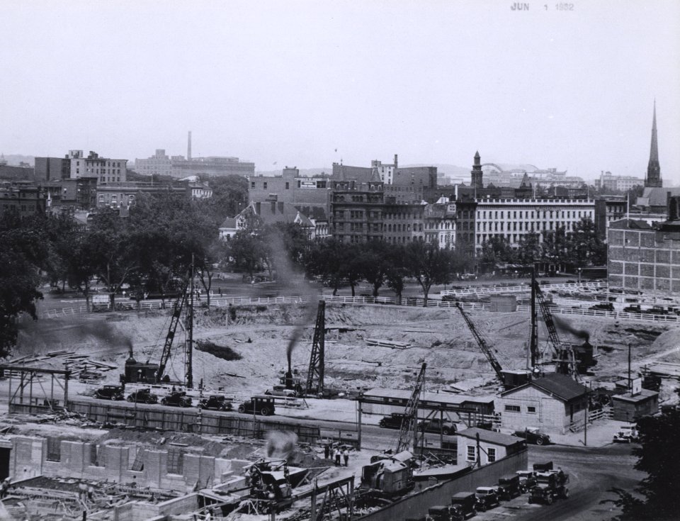 Photograph of a View of the Entire Site for the National Archives Building, Washington, D.C. (36382221480)