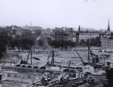 Photograph of a View of the Entire Site for the National Archives Building, Washington, D.C. (36382221480)