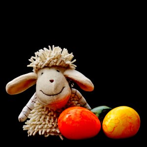 Greeting card spring easter