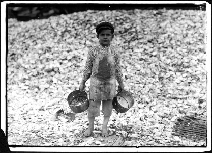 Photograph of a Young Shrimp Picker Named Manuel - NARA - 523394