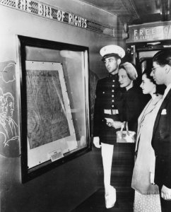 Photograph of Freedom Train Exhibit (18896863760)