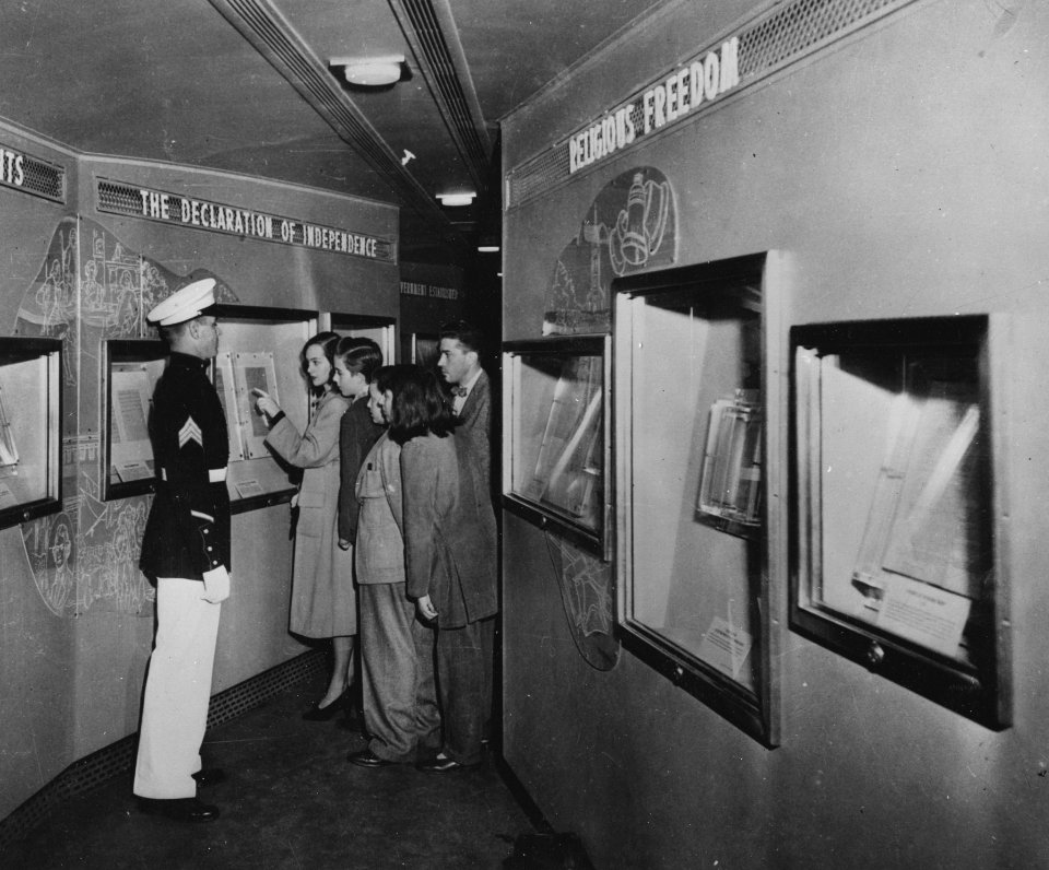 Photograph of Freedom Train Exhibit (19084598515)