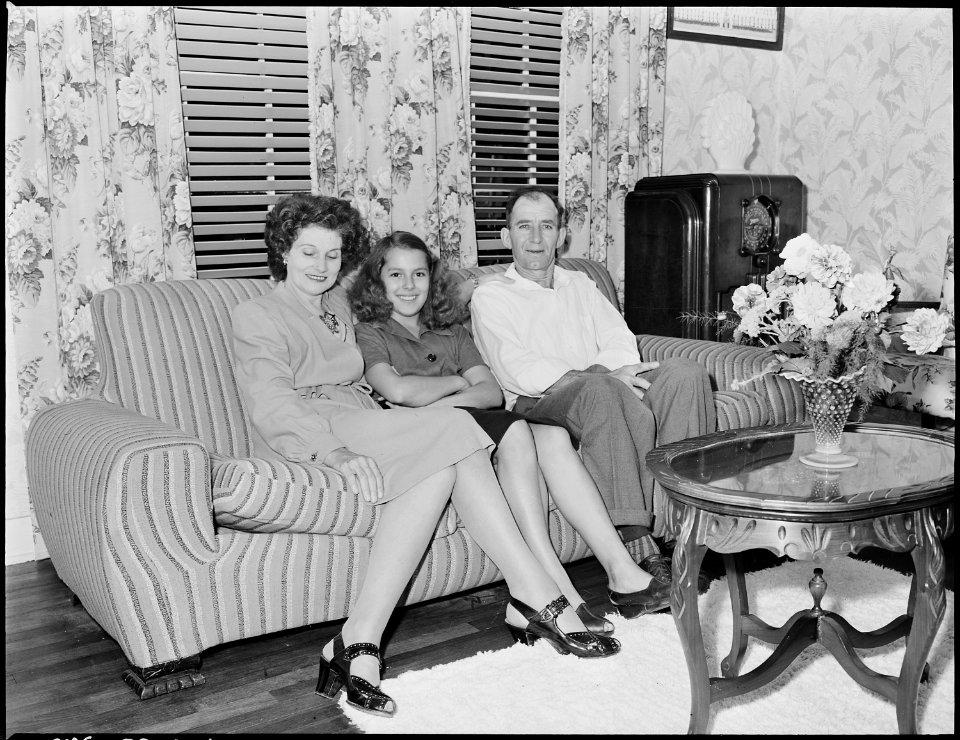 Photograph of Coal Miner Harry Benner and His Family - NARA - 541460