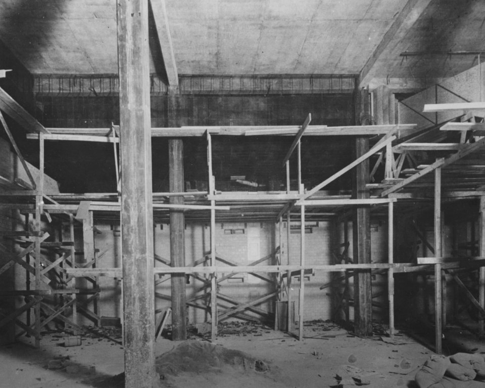 Photograph of Construction of a Stack Area in the National Archives Building (35937309691)