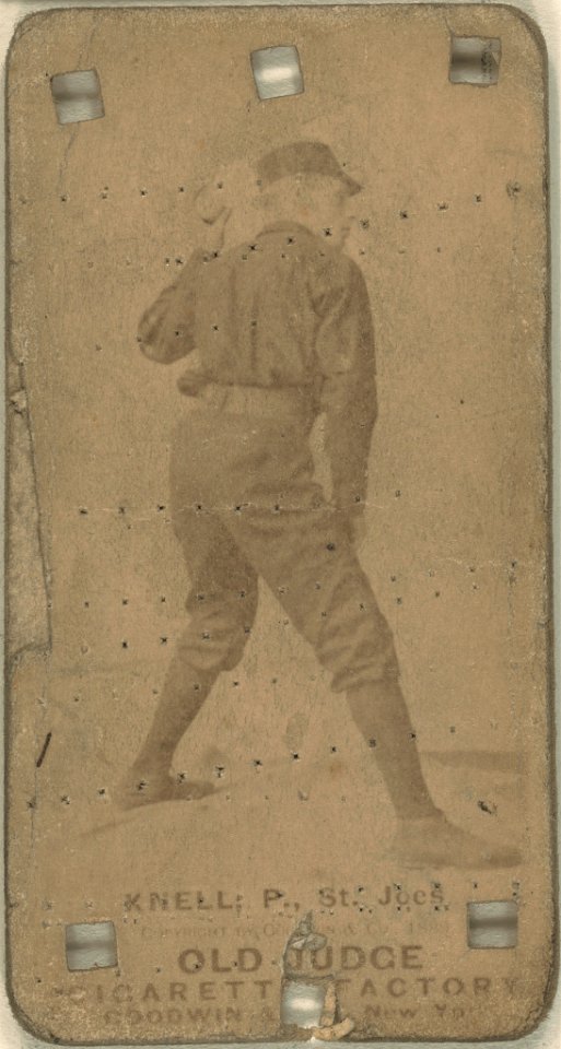 Philip Knell, St. Joseph Team, baseball card portrait LCCN2008675210
