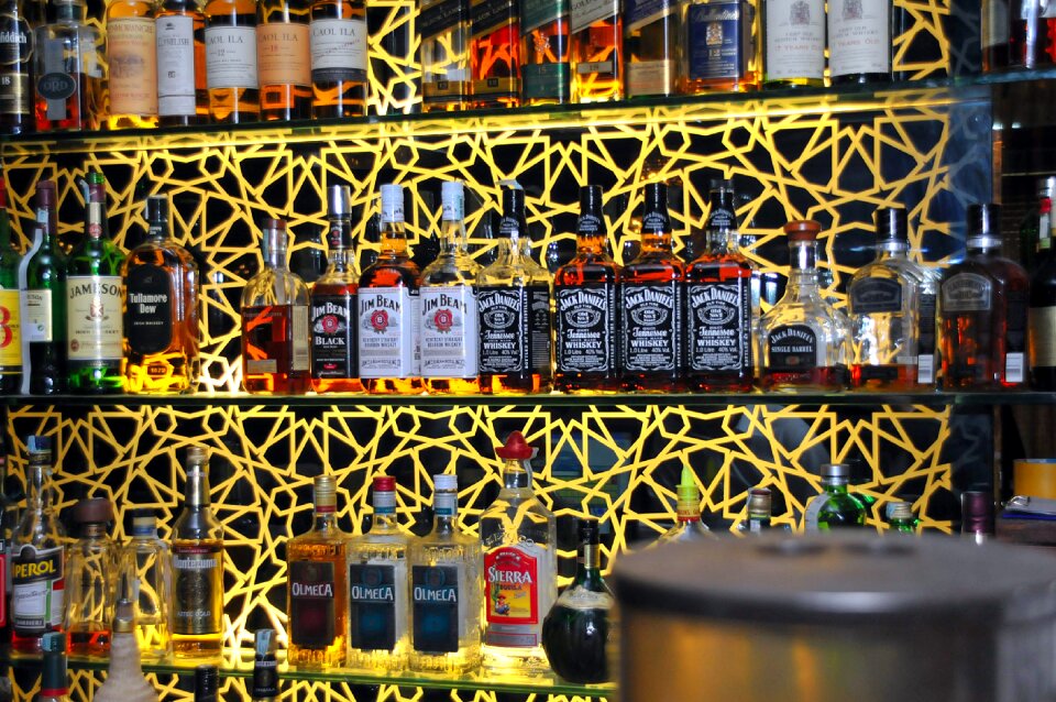 Alcohol nightclub glass