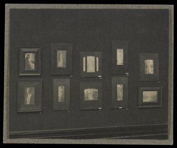 Photograph of exhibition, 1st Philadelphia Photographic Salon, October 24-November 12, 1898 LOC ds.10663
