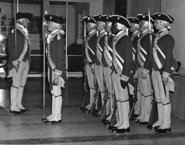 Photograph of Honor Guard at Exhibit Opening (34920611854)