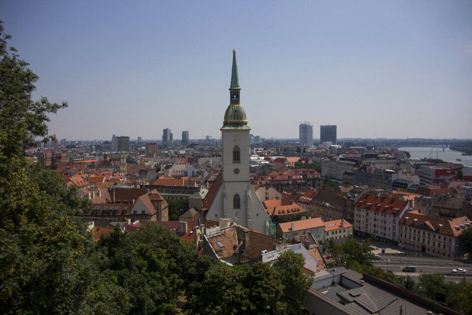 Cityscape bucharest steeple