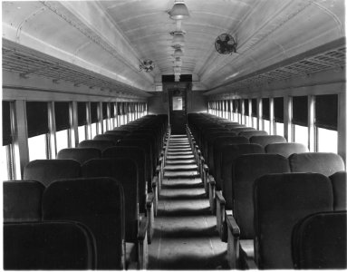 Photograph of Original Train Car Interior of Freedom Train (19087833691)