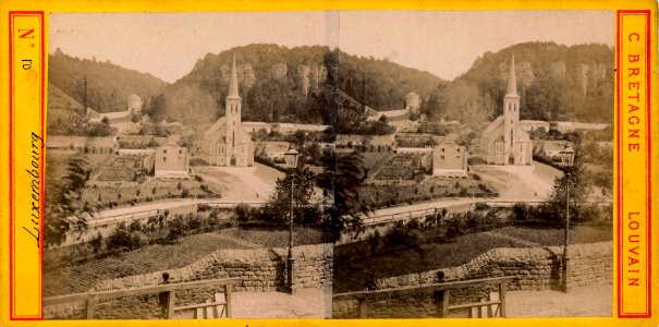 Photo stéréoscopique de la ville de Luxembourg 3 (C Bretagne)