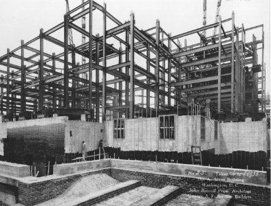 Photograph of Construction of the National Archives Building, Washington, D.C. (36777324255)