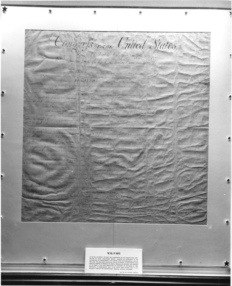 Photograph of The Bill of Rights on the Freedom Train (19058354976)