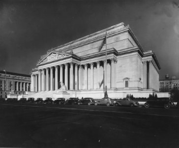 Photograph of the Constitution Avenue Side of the National Archives Building, Washington, D.C. (36183476036)