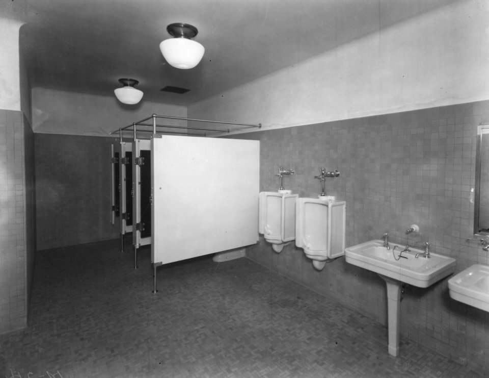 Photograph of a Men's Restroom in the National Archives Building (36184221056)