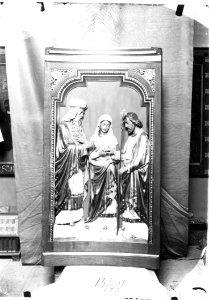 Photograph of a relief with the Marriage of the Virgin Cuypershuis 0688a (047)