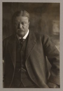 Photograph of Theodore Roosevelt facing forward LCCN2013645480