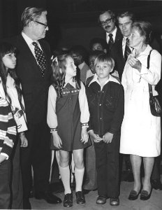 Photograph of Vice President Rockefeller at the Citizenship Day Ceremony at the National Archives (35592075026)