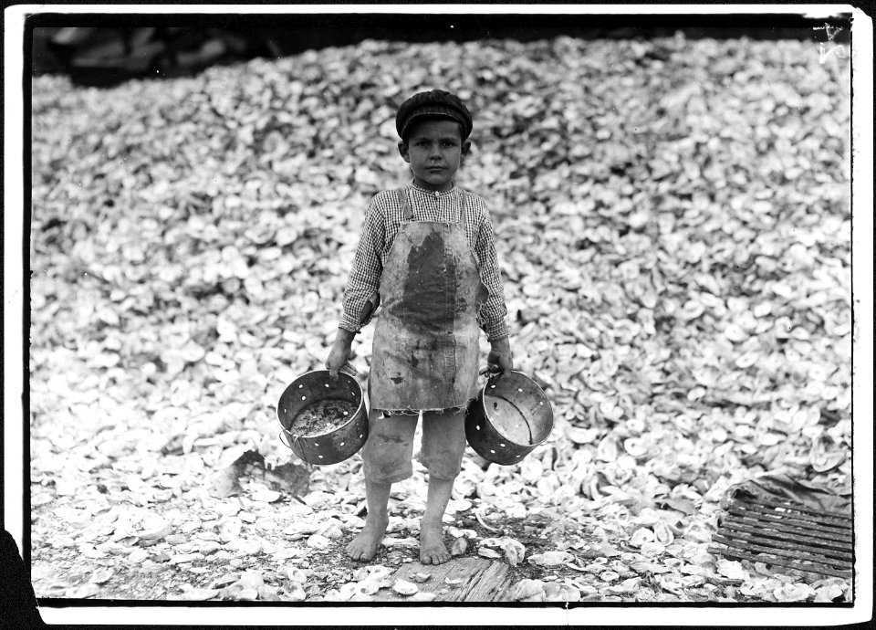 Photograph of a Young Shrimp Picker Named Manuel - NARA - 523394