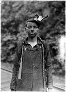 Photograph of Young Driver in Mine - NARA - 523089