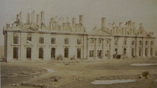 Photographie chateau neuf détruit