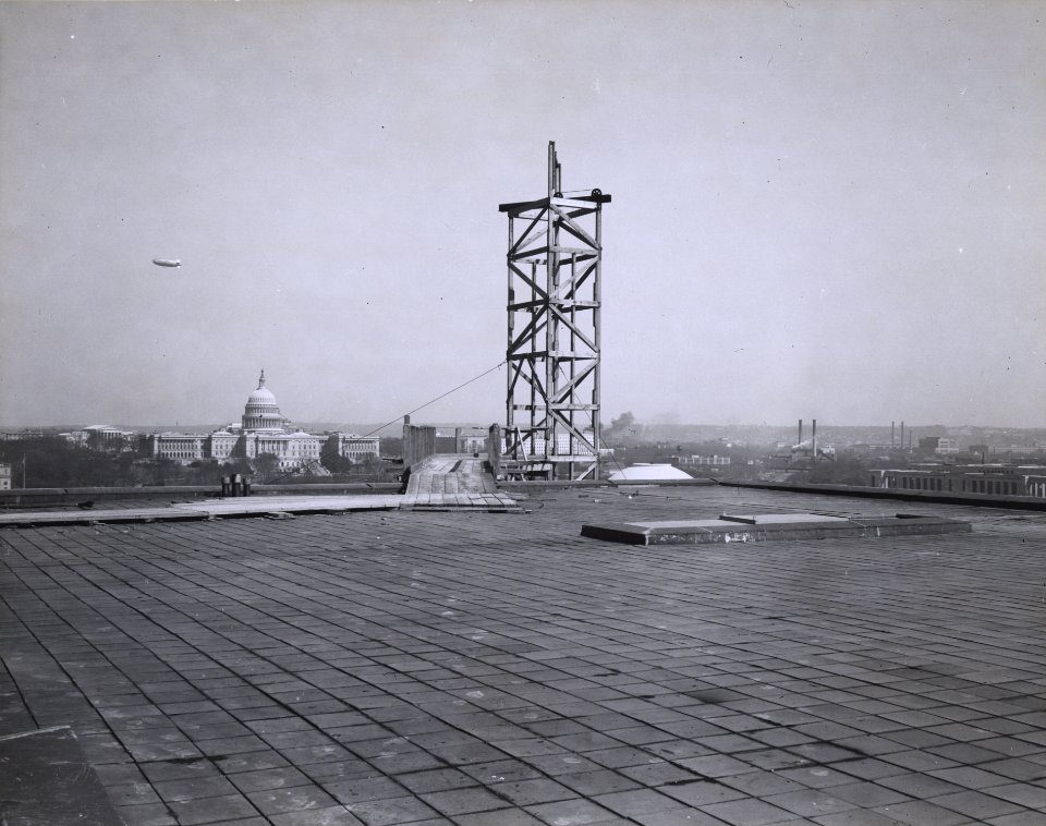 Photograph of the Roof of the National Archives Building during Construction, Washington, D.C. (36068716955)