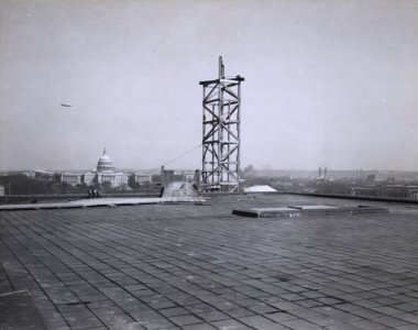 Photograph of the Roof of the National Archives Building during Construction, Washington, D.C. (36068716955)