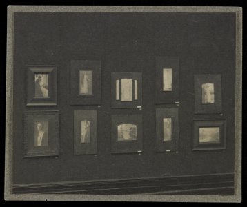Photograph of exhibition, 1st Philadelphia Photographic Salon, October 24-November 12, 1898 LOC ds.10663 photo