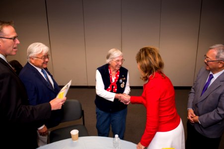 Phyllis Gould, one of the original Rosie the Riveters, 2014