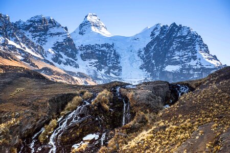 Nevado tunicondoriri bolivia photo