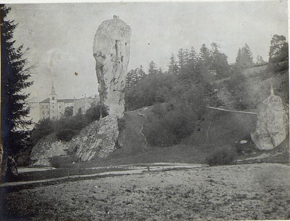 Piaskowa Skala, das als Hotel benützte Schloss war Quartier d.russ.Offiz. (BildID 15725978)