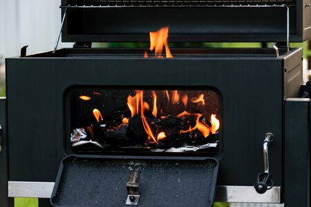 Fire flame carbon
