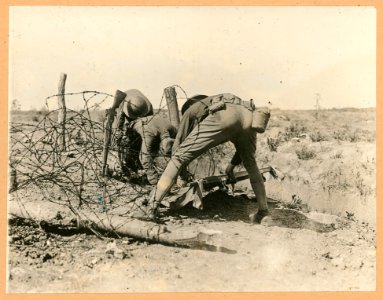 Picking wounded off the wire LCCN2016645662