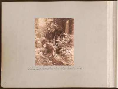 Picnic party, Moose River, Sept. 14th 85, Moosehead Lake LCCN2016646281