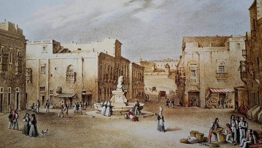 Piazza Sant'Anna, Floriana 1840