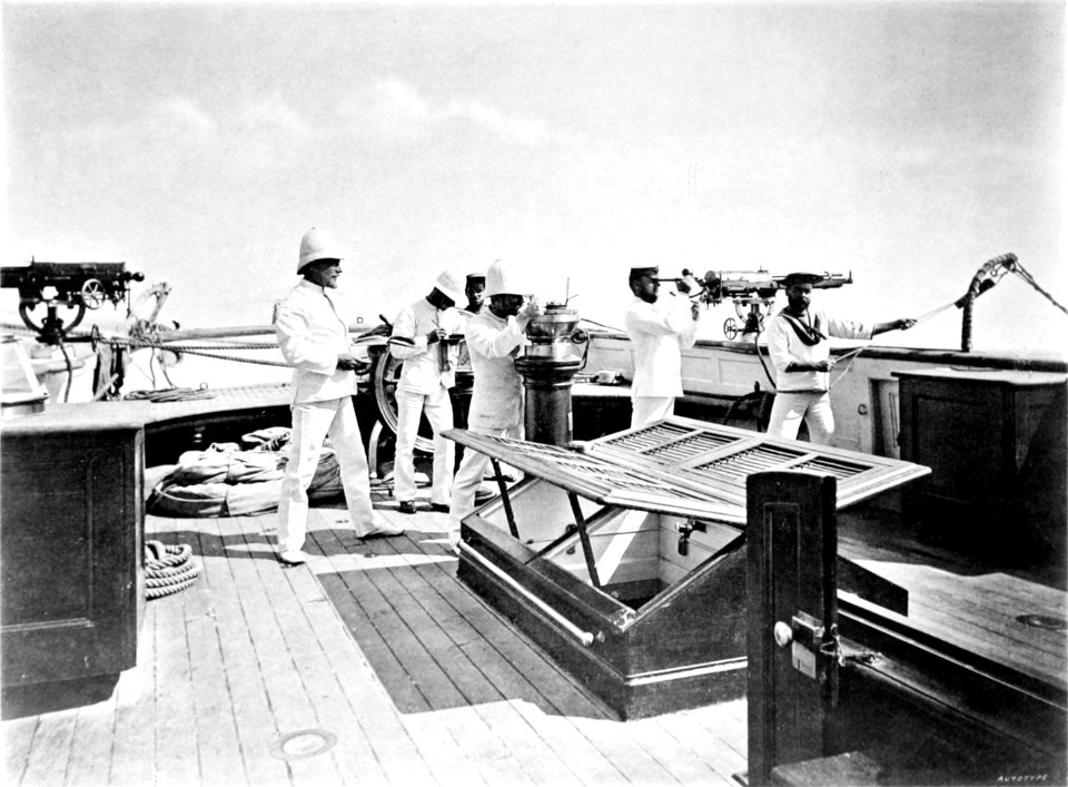 Picturesque New Guinea Plate XLVI - The Voyage Homeward on board HMS Dart