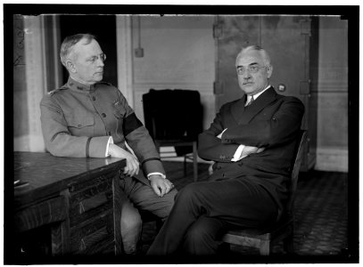 PIERCE, PALMER EDDY, COLONEL, U.S.A.; DIRECTOR OF PURCHASES. LEFT, WITH EDWARD R. STETTINIUS LCCN2016868884