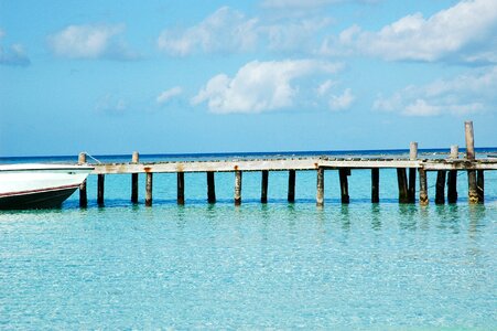 Stilt wharf turquoise