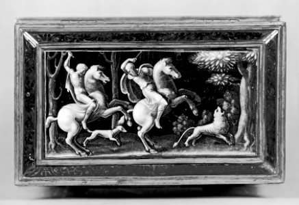 Pierre Reymond - Casket with Scenes of Ancient Lion Hunts - Walters 44135