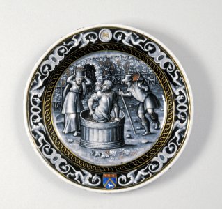 Pierre Reymond - Plate with the Month of September - Walters 44190