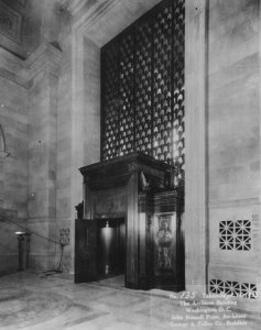Photograph of the Interior of the Constitution Avenue Entrance to the National Archives Building, Washington, D.C. (35834522050)