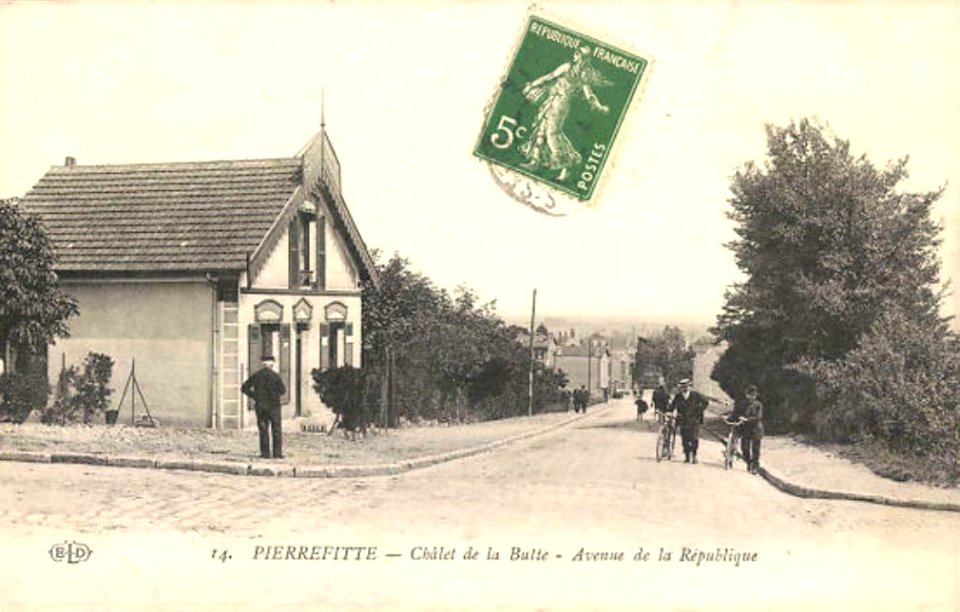 Pierrefitte.Avenue de la République.Châlet de la Butte