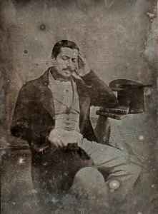 Pierre Ambroise Richebourg autoportrait daguerreotype 1841