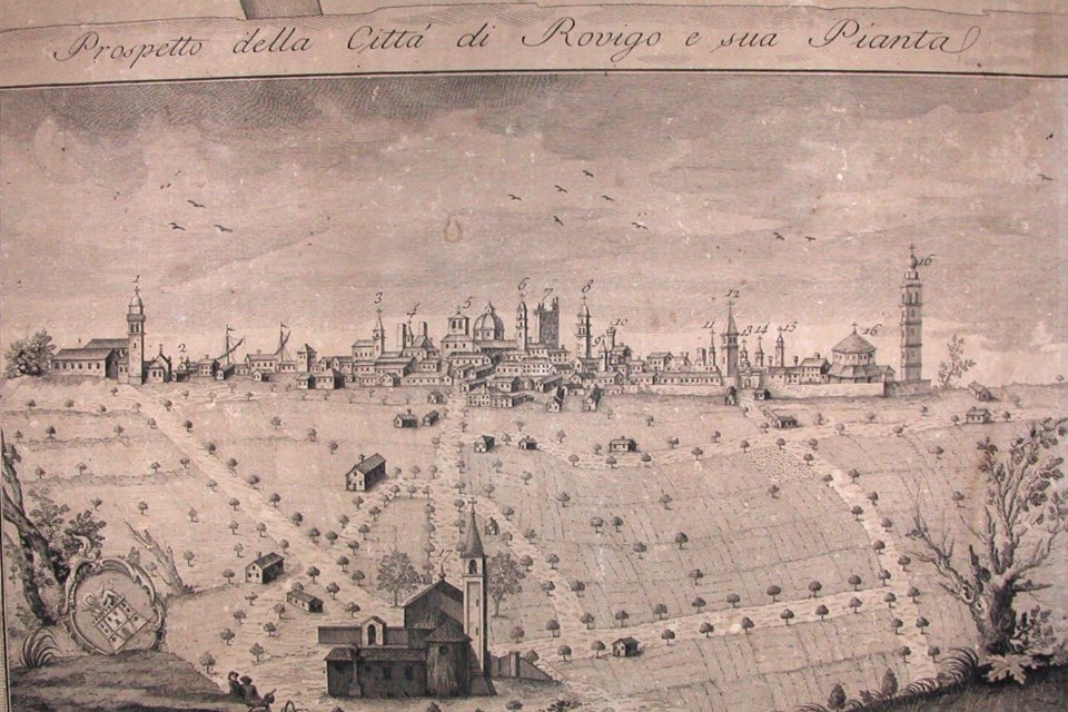 Pianta della città di Rovigo